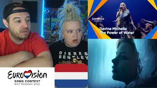 Davina Michelle  The Power Of Water  Interval Act  Eurovision 2021 |  COUPLE REACTION VIDEO