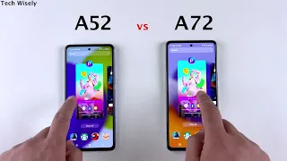 SAMSUNG A52 vs A72 | SPEED TEST 2.0