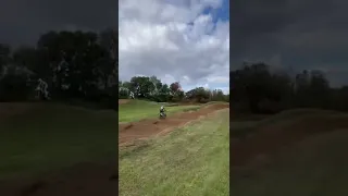 Shredding Sand Whoops At The Golf Course #motocross #golfcourse #dirtbike #shorts