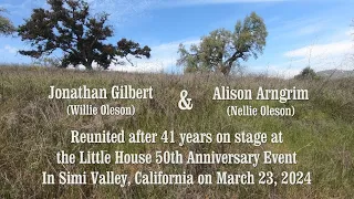 Jonathan Gilbert + Alison Arngrim panel at Little House 50th Anniversary Event in Simi Valley, CA