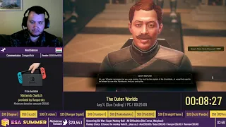 The Outer Worlds [Any% (Sun Ending)] by NoobSalmon - #ESASummerOnline