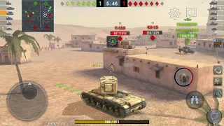 Нуб играет на КВ-2 | World of Tanks blitz