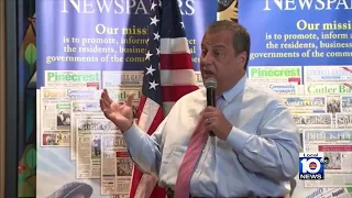 GOP candidate Chris Christie makes stops in Miami-Dade ahead of presidential debate