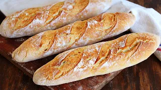 French Baguettes at Home | Easy recipe with Golden Crust - CUKit!