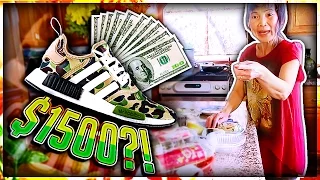 Mom Freaks Out at me for Buying $1500 Shoes! (Live Footage)