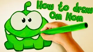 Om Nom Stories - How to draw: Om Nom - Cut The Rope - Kedoo ToonsTV