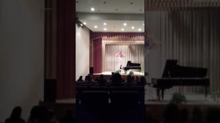 Бетховен 5 народных танцев ДШИ 2017 5 класс Софья