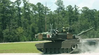 Mustang Squadron Fires Modernized M1A2 SEPv3 Abrams Tank