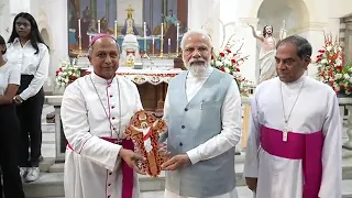 Prime Minister Narendra Modi celebrates Easter in Delhi