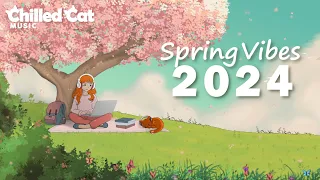 Spring Vibes 2024 🌸 Breezy Lo-fi Beats For Relaxing / Sleeping / Studying 🌿