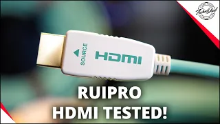 *TESTED* RUIPRO 8K HDMI 2.1 Copper and Fiber Optic Cables | RUIPRO 8K Gen 3