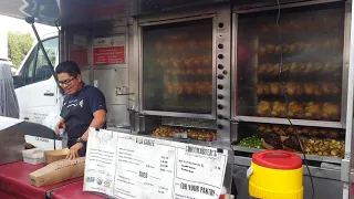 Rotisserie chicken truck