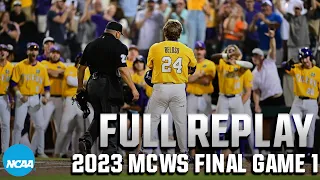 LSU vs. Florida: 2023 Men's College World Series Final Game 1 | FULL REPLAY