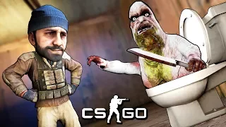 САМАЯ ТУПАЯ ЛОВУШКА ДЛЯ ЖИРНОГО ЗОМБИ-МАНЬЯКА В CS:GO (ПРЯТКИ В КС:ГО, МАНЬЯК CS:GO)