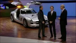 Mercedes SLS F1 Safety Car introduced by Schumacher & Rosberg