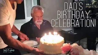 Celebrating My Dad's Birthday! | Mario Lopez