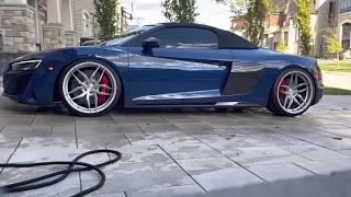 Cold Start on my 2020 R8 V10 Performance Spyder with Quicksilver Exhaust