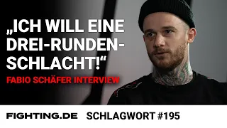 "Ich will eine DREI-RUNDEN-SCHLACHT!" | Fabio Schäfer Interview - FIGHTING @f2theabio