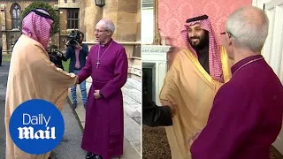 Saudi Crown Prince meets Archbishop of Canterbury during UK visit