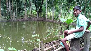 Best fishing video || Village huk fishing in pond