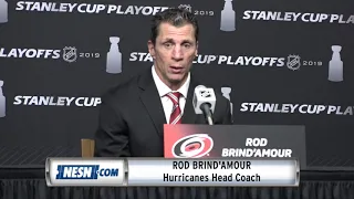 Rod Brind'Amour Bruins Vs. Hurricanes Game 1 Eastern Conference Final Press Conference