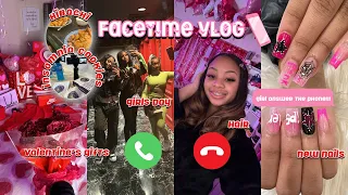 POV: WERE ON FACETIME VLOG ✰ | Valentine’s, girls day, hair, nails, party || Ra’Mariah Alexia