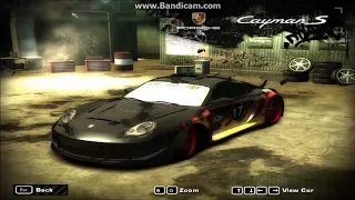 NFS Most Wanted - My Career Cars