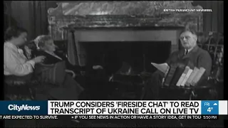 Trump considers 'fireside chat' to read Ukraine transcript