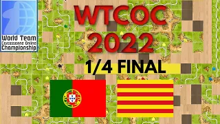 Portugal VS Catalonia - QUARTERFINALS of World Team Carcassonne Online Championship 2022