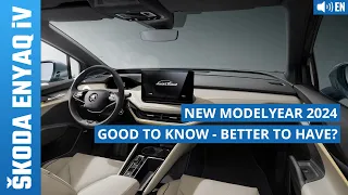 Skoda ENYAQ - new modelyear 2024! Everything you want to know about the changes & improvements [EN]