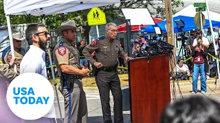 Uvalde, Texas authorities hold news conference on mass school shooting