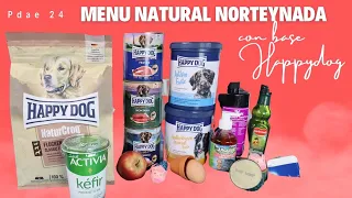 PDAE 24 MENU NATURAL NORTEYNADA con base Happy Dog