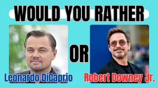 WOULD YOU RATHER | MALE CELEBRITY #guess #guessquiz #quiz