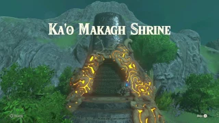Zelda: Breath of the Wild | Ka'o Makagh Shrine - Lake Tower Region