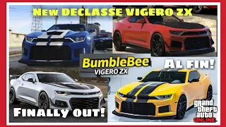 GTA Online - New DECLASSE VIGERO ZX (Chevrolet Camaro ZL1) Bumblebee.What a beast - Una bestialidad.