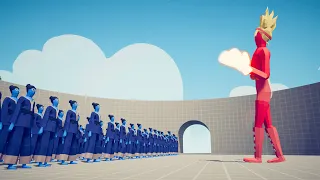 HOW MANY TAKEWONDO TO TAKE DOWN SUPER BOXER - Totally Accurate Battle Simulator TABS