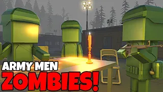 Can Green Army Men hold the ZOMBIE Horde?! - Ancient Warfare 3: Battle Simulator