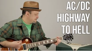 AC/DC Highway to Hell Electric Guitar Lesson + Tutorial