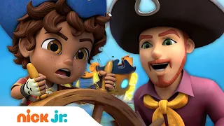 Santiago vs. Barbarito the Naughty Pirate! w/ Tomás | Santiago of the Seas | Nick Jr.