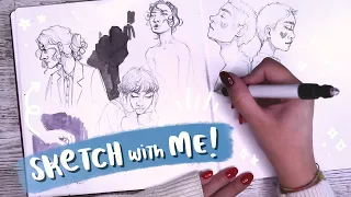 Sketch With Me ✎✨ anxiety, internships and book recommendations