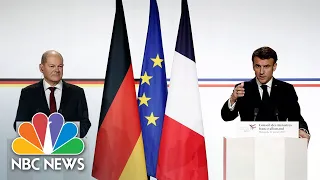 French President Macron: ‘Nothing has been ruled out’ on sending tanks to Ukraine