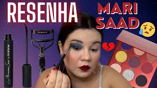 TESTEI MARI SAAD | PALETA DE SOMBRAS BEST WISHES, MÁSCARA DE CÍLIOS ALL DAY LASHES E CURVEX !