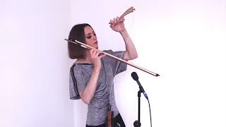 hYrtis (a.k.a Gladys Hulot) plays Vassilissa with the lame sonore (musical saw)