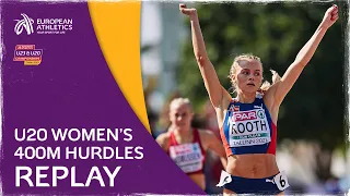 REMARKABLE Rooth - Women’s U20 400m Hurdles Replay: Tallinn 2021