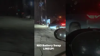 Nio Battery Swap Lineup! Upgrade?