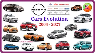 Nissan Cars Evolution 2005 - 2021 in India # Krishiv Studio