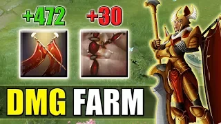 Legion Commander: Damage and Strength Farming [5000 HP & 800 Damage/Hit] Dota 2 Ability Draft