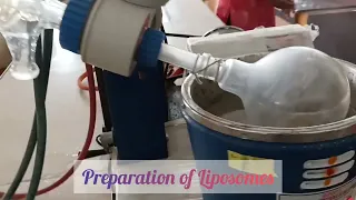 Preparation of Liposomes in rotary evaporator