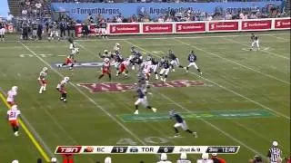 CFL Recap: B.C. 29, Toronto 16 - September 2, 2011