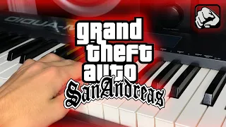 GTA san andreas theme song piano | HOW TO PLAY | INSTRUMENTAL